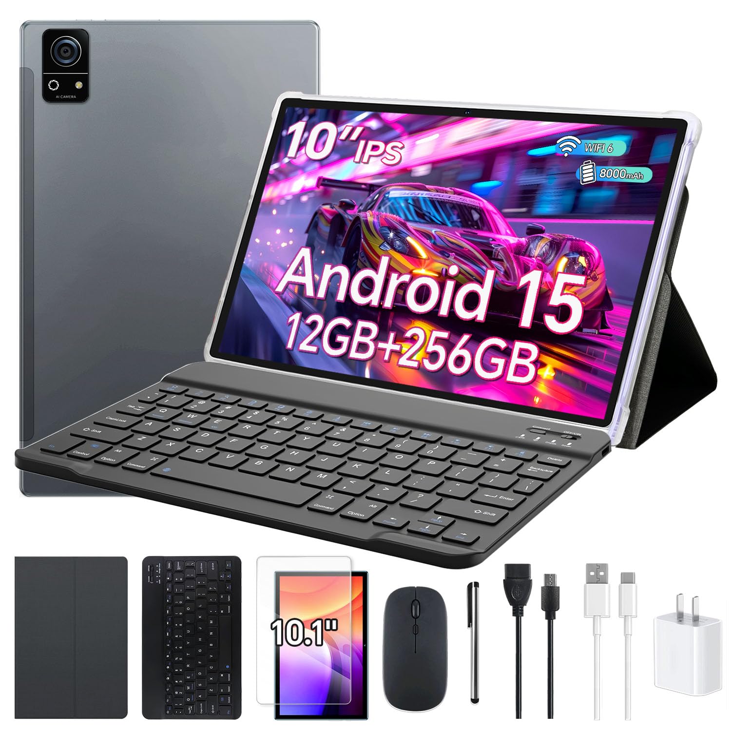 Amazon.co.jp: 10インチアンドロイド15タブレットWi-Fiモデル